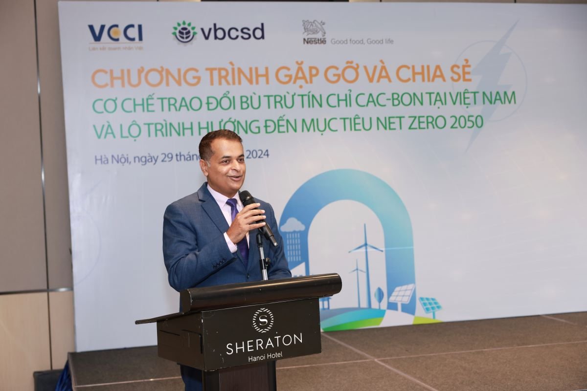 Nestlé Việt Nam phối hợp với VBCSD chia sẻ chủ đề “Cơ chế trao đổi bù trừ tín chỉ các-bon tại Việt Nam và Lộ trình hướng đến mục tiêu Net Zero 2050”