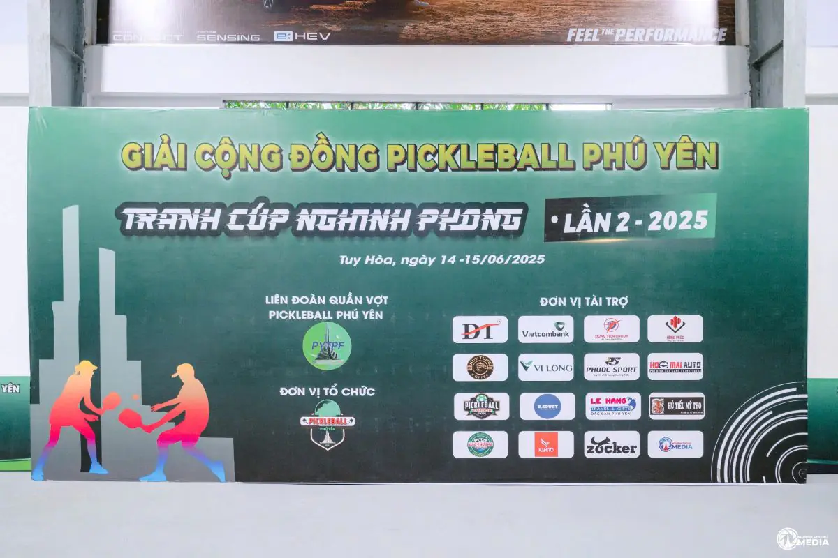 Giải Pickleball Cộng đồng Phú Yên – tranh Cúp Nghinh Phong Lần 2 năm 2025 .