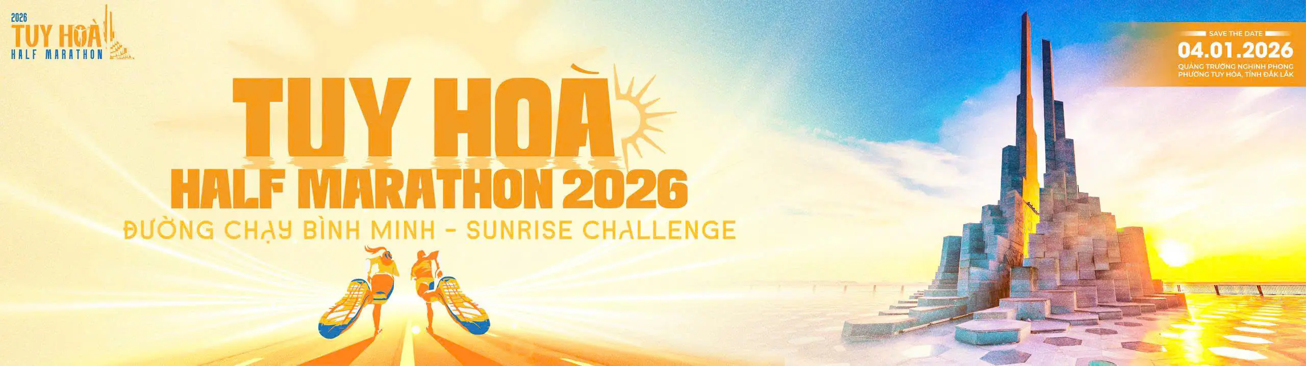 CHẠM BÌNH MINH ĐẦU NĂM -TUY HOÀ HALF MARATHON 2026