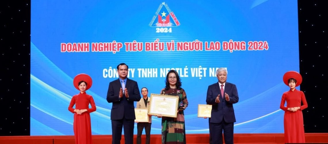 Nestlé Việt Nam được vinh danh “Doanh nghiệp vì người lao động” năm 2024